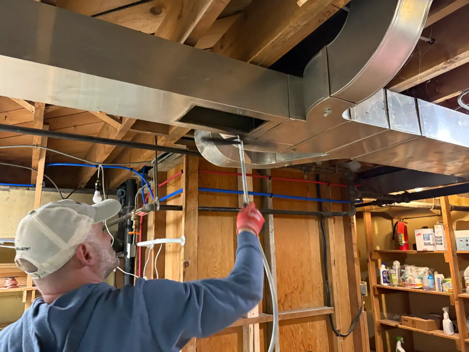 Professional air duct cleaning